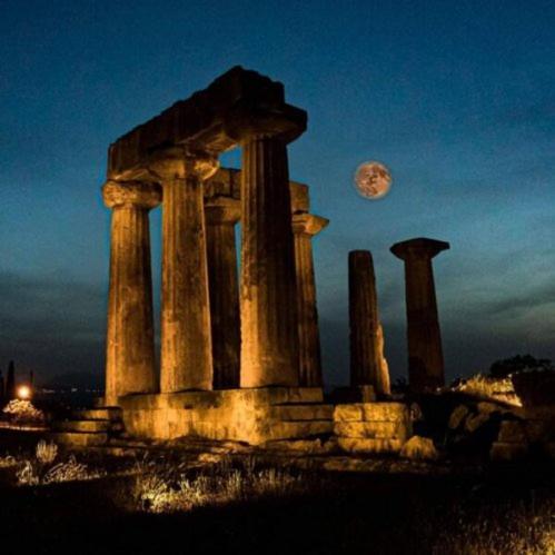 Aνεξάρτητη Παραδοσιακή Πέτρινη Κατοικία Corinth 外观 照片